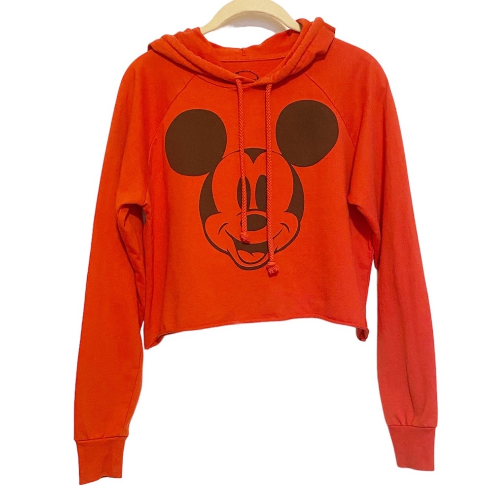 3/15$ Disney Mickey Mouse red hoodie size L